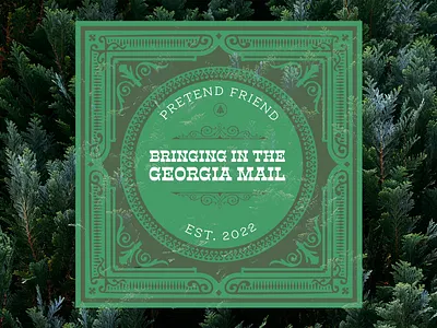 Bringing in the Georgia Mail graphic design green layout music single trees vector wichita