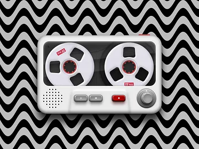 Tape deck UI buttons ui ui design vst