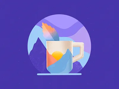 Landscape Illustration 2d abstract adobe adobe illustration adobe photoshop art artwork clean colorful creative design digital art flat graphic design illustration minimal modern photoshop simple vector