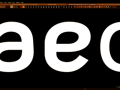 Type Design 32 2d art artwork design font fontlab graphic design lettering modern type design typeface typography vector