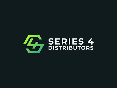 Series 4 Distributors logo design 4 africa brand brand design brand identity branding corporate identity graphic design graphiste lettering logo logo design logo maker minimal monogram s ui ux zimbo