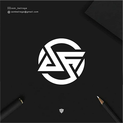 monogram SF 3d animation branding design graphic design icon illustration logo motion graphics typography ui ux vector