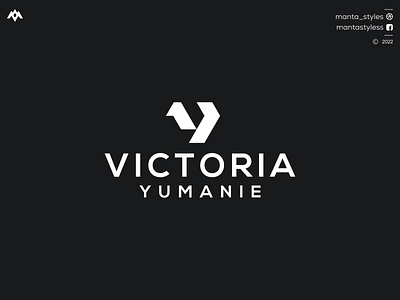 VICTORIA YUMANIE app branding design icon illustration letter logo minimal ui v logo vector vy initial logo vy logo y logo