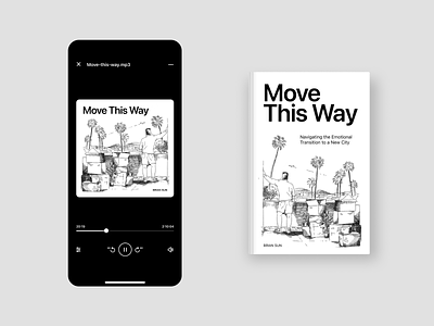 Move This Way book cover audiobook book cover crop drawing editorial illustration moving