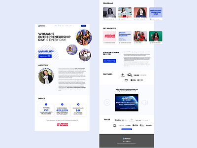 Nonprofit landing page redesign branding daily ui design graphic design typography ui ux