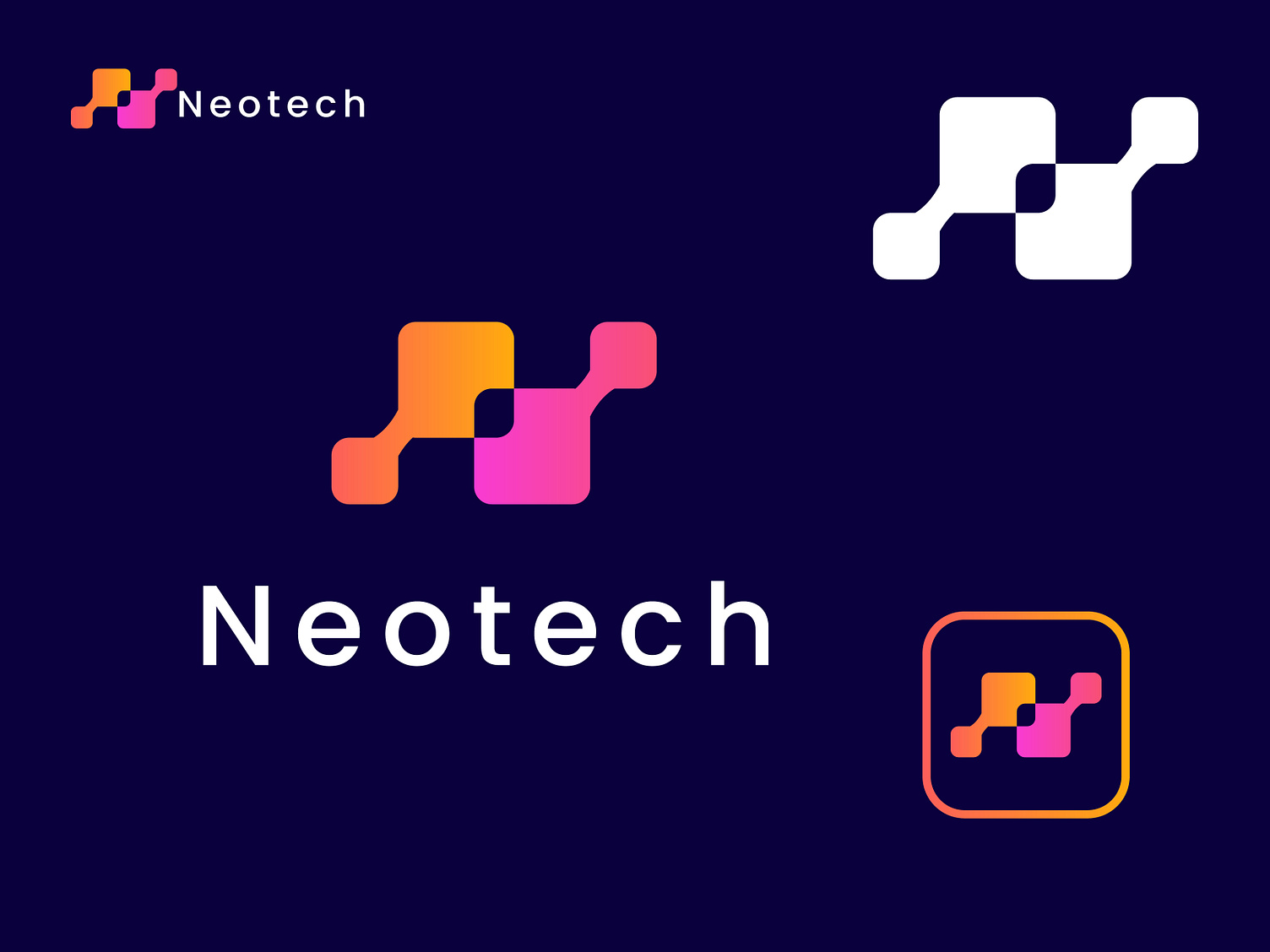 Neotech technology logo design by MD Abdul Alim on Dribbble