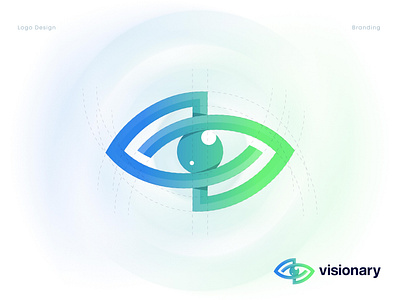 Visionary Logo Design (Eye, visibility, vision) brand brand identity branding creative logo design eye eye care eye logo design icon identity logo logo design logos logotype mark professional logo unique logo vector vision