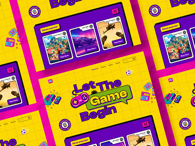 Gaming Landing Page by Imrul Kayes on Dribbble