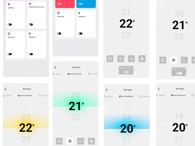 Motion Design With Figma Smart Home Application animation motion graphics prototype wireframe ui