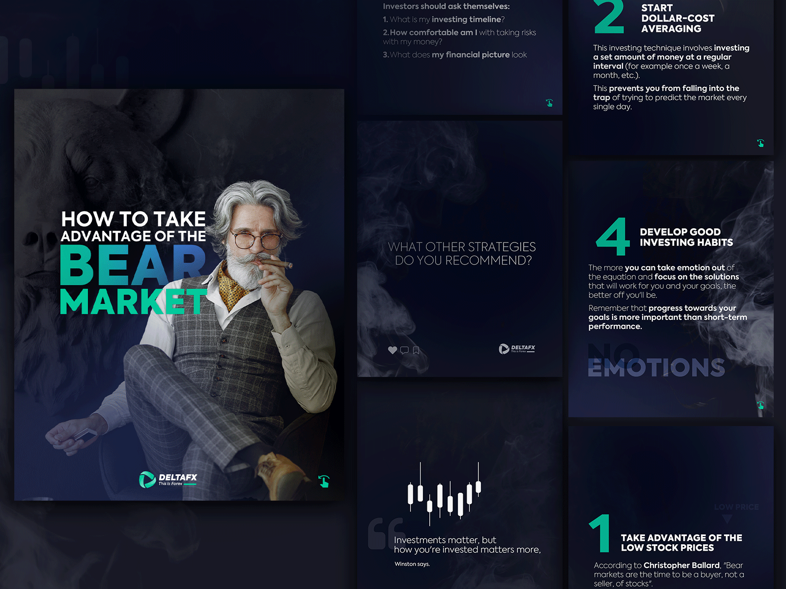 Take advantage of the bear market by creative pomelo on dribbble