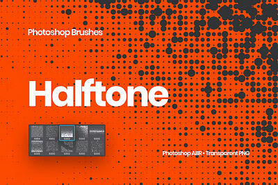 Abstract Halftone Photoshop Brushes brush graphic design illustration logo