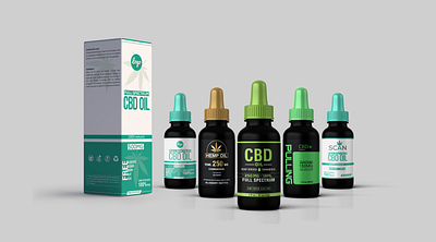 cbd box and label design 3d animation branding cbd cbd box design cbd label design design graphic design illustration label label design motion graphics packaging design ui