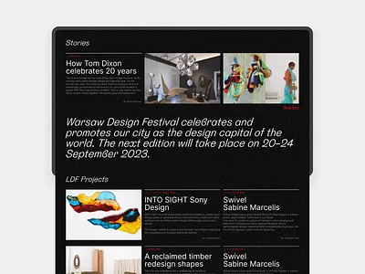 Landing design black brutalism brutalist design landing layout page stylish swiss layout swiss typography typography ui uiux web webdesign