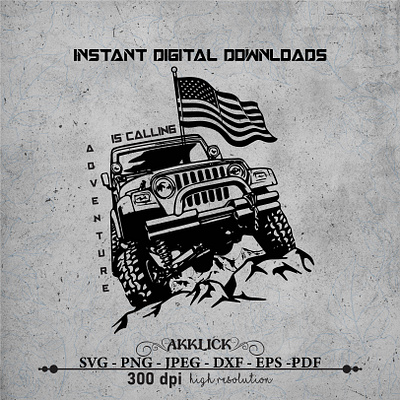 Jeep SVG graphic design label