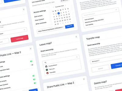 FeatureMap – Map Flows and Settings collaboration app management tool map settings productivity app project management project management tool project manager settings task management task tracker team management time management time tracker ui ux