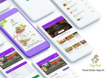UI UX Design For Food Ordering Mobile Application android applicaton apps branding design graphic design ios mobile application softronixs ui uiux user interface ux