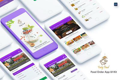 UI UX Design For Food Ordering Mobile Application android applicaton apps branding design graphic design ios mobile application softronixs ui uiux user interface ux