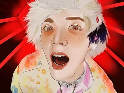 TAEYONG anime digitalart doodle drawing fanart illustration kpop photo study portrait semirealism taeyong
