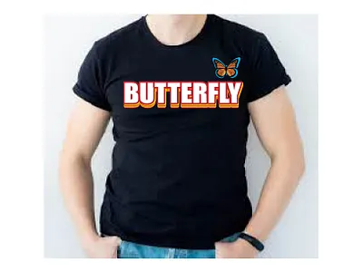 BUTTERFLY T-SHIRT background remove branding design graphic design graphics t shirt designer illustration logo typography ui vector