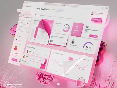 Website 3D Ui 3d 3d banner 3d ui 3d ui banner 3dui blue branding design glassmorphism glassmorphism banner glassmorphism ui illustration microsoft microsoft design pink ui ui 3d website 3d banner website 3d ui