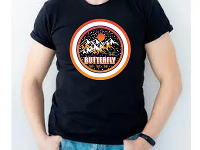 BUTTERFLY background remove branding design graphic design graphics t shirt designer illustration logo typography ui vector