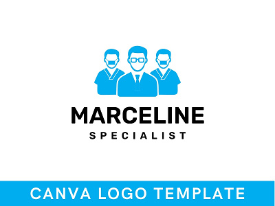 Premade Medical Specialist Avatar Logo Template avatar brand brand identity branding canva design doctor logo illustration logo logo design medical logo modern logo template