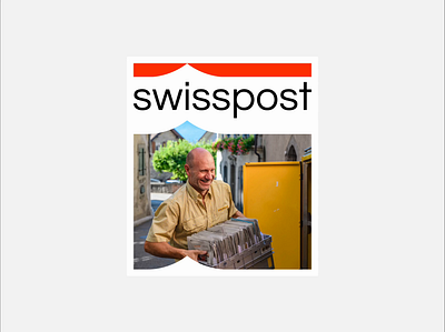Swiss Post Rebrand Concept brand brand identity branding logo logotype modern