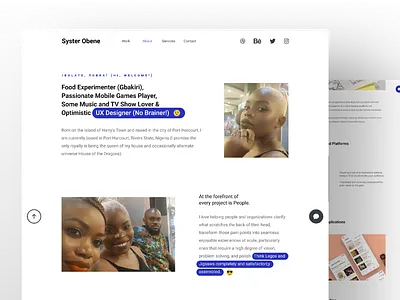 UI/UX Portfolio Design app branding design mobile application ui uiux ux web web design website
