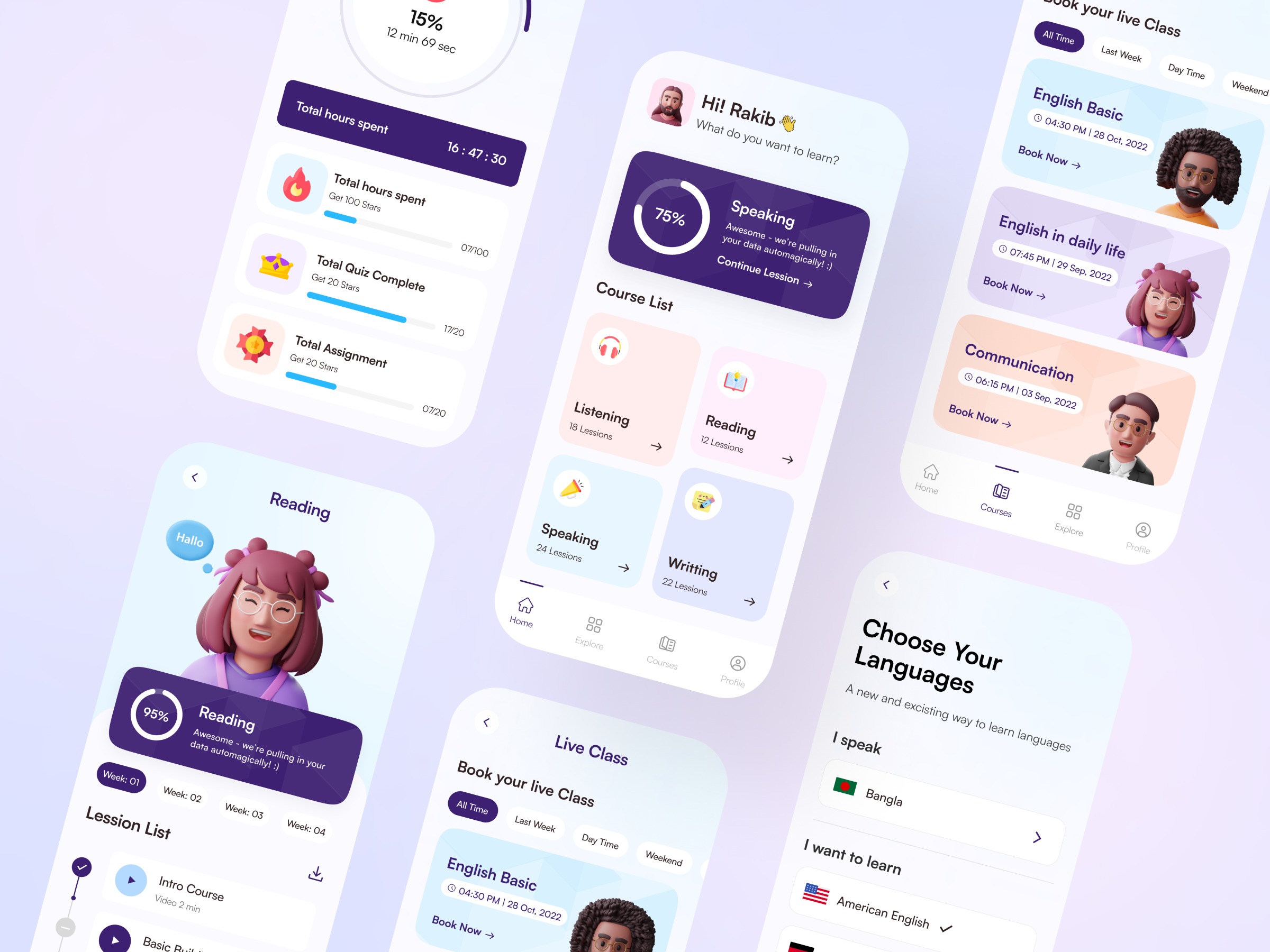 Babble App Redesign Concept [Free Figma File] by Design Monks - UX UI ...