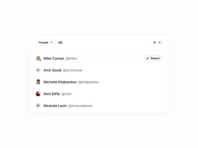 Command Center Dialog app command command center minimal overlay product design prompt search ui ux