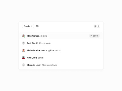 Command Center Dialog app command command center minimal overlay product design prompt search ui ux