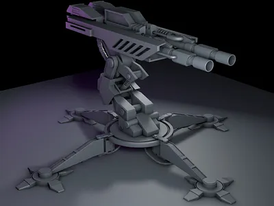 Turret 3d