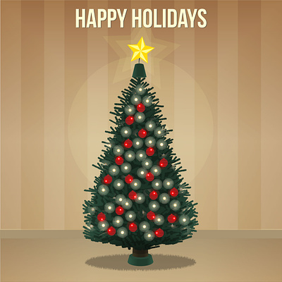 Christmas Tree christmas graphic design illustration stock tree vector