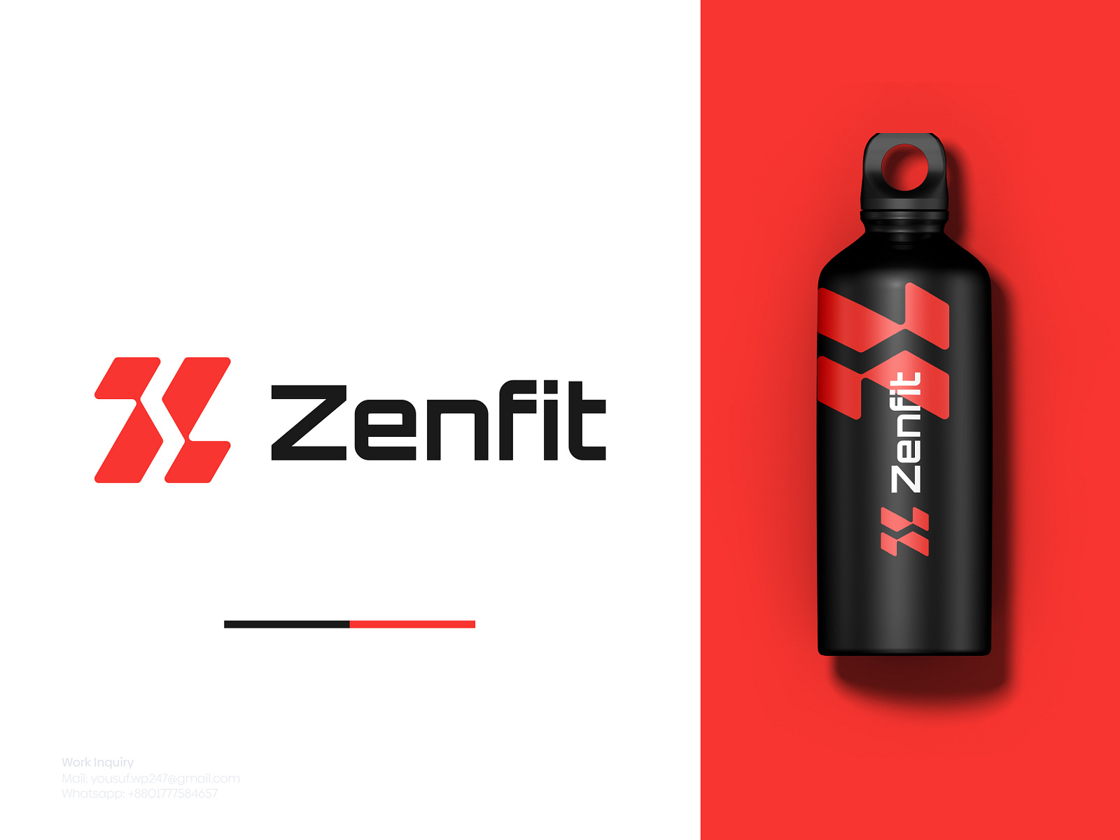 Zenfit Logo Design | Fitness, Sports, Gym, Athletic Logo Concept by ...