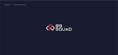 89 Squad, streamer community - Concept Logo branding community creativity design gaming graphic design illustration logo logotype red vector
