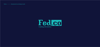 Fed.co logo re-design branding creativity design graphic design illustration it logo logotype programming vector word logo wordmark