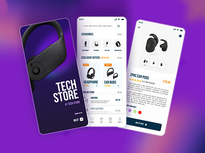 A gadget store e-commerce app app appui appuiux ecommerce ecommerce app ui gadgetstore modernappui modernui modernuiux
