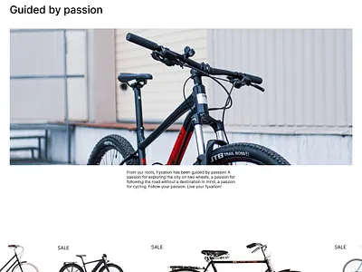 Fyxation Website Redesign typography