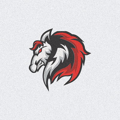 Horse Mascot Logo 3d animation app behance branding design dribbble dubai graphic design icon illustration instagram logo motion graphics typography uae ui usa ux vector