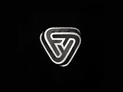 FFF branding course design f ff fff flow geometric illustration letter logo logodesign logotype monogram puzzle radial spiral symmetry triangle vector