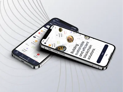 Cryptomania: Crypto Mobile App UI Mockup crypto fintech mobile mockup ui web3