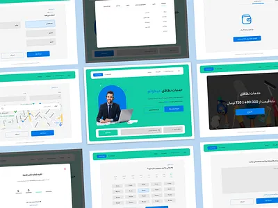 Service Website Design (Mikham) app design app ui application design branding design service site service web site ui uidesign uiux uiux design uiux designer uix ux ux design web design website website ui