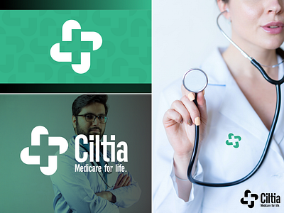 Ciltia Medicare - Medical Logo & Icon Design brand design brand designer brand identity branding design graphic design graphic designer icon icon design identity designer illustration logo logo design logo designer logos medical medical logo vector visual identity