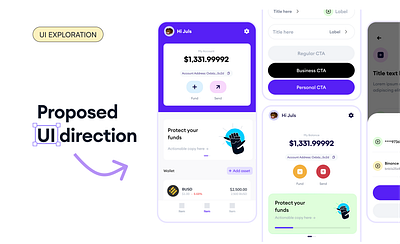 UI exploration - Global Finance fintech ui exploration visual design