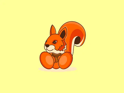 fox happiness logo mascot cartoon industrial animal cartoon character children cute design fox fun graphic design happiness illustration logo mascot minimalist playful redfox