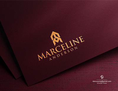 MARCELINE ANDERSON am logo branding design flat graphic design icon illustration logo ma archer logo ma logo typography ui vector
