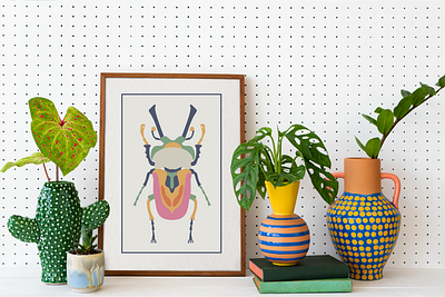 Colorful Insects animal beetles branding colorful insect design graphic design graphic illustration illustration insect product design vector