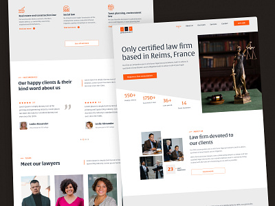 Law firm website design advocate attorney consultancy defenseattorney hire lawyer landing page law law firm law website lawyer legal adviser legal support minimal tm22b ui uiux ux web design website website design