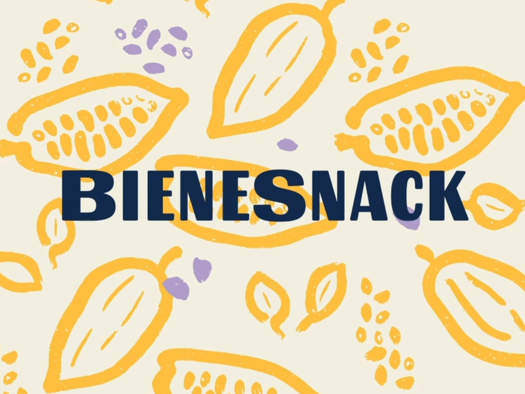 Bienesnack branding custom lettering design graphic design hand drawn hand lettering handmade illustration lettering logo snack