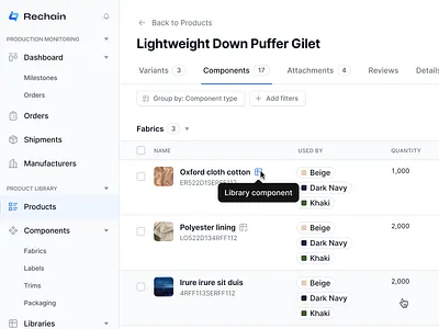 Component Library - Table Iterations Design blue bulk actions collapsable section figma interactions list minimal product design saas sections table table design ui web